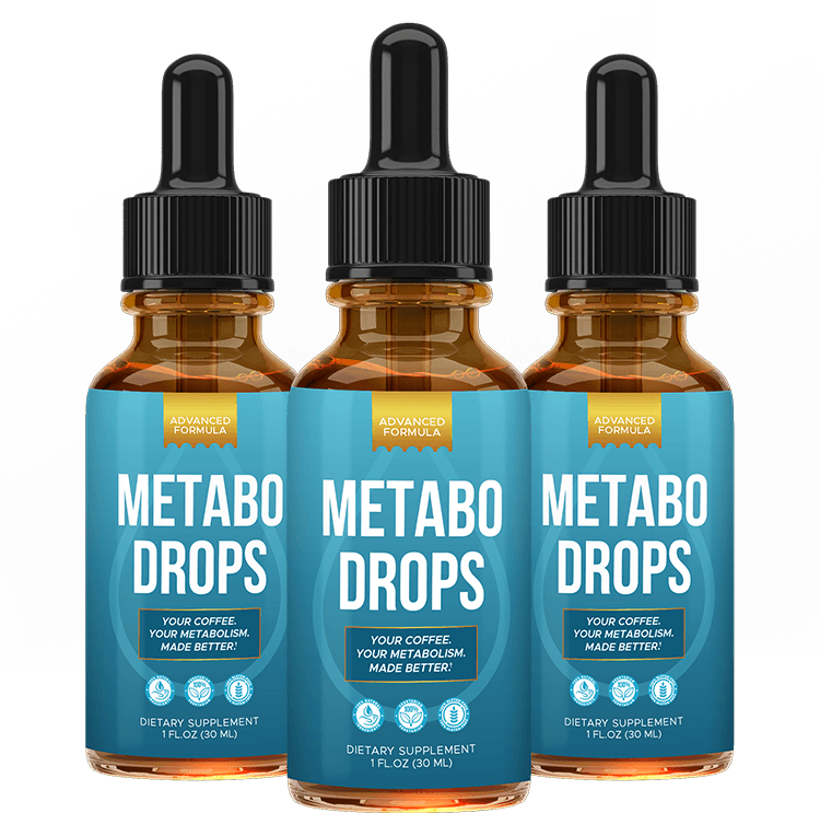 3 bottles of metabo drops